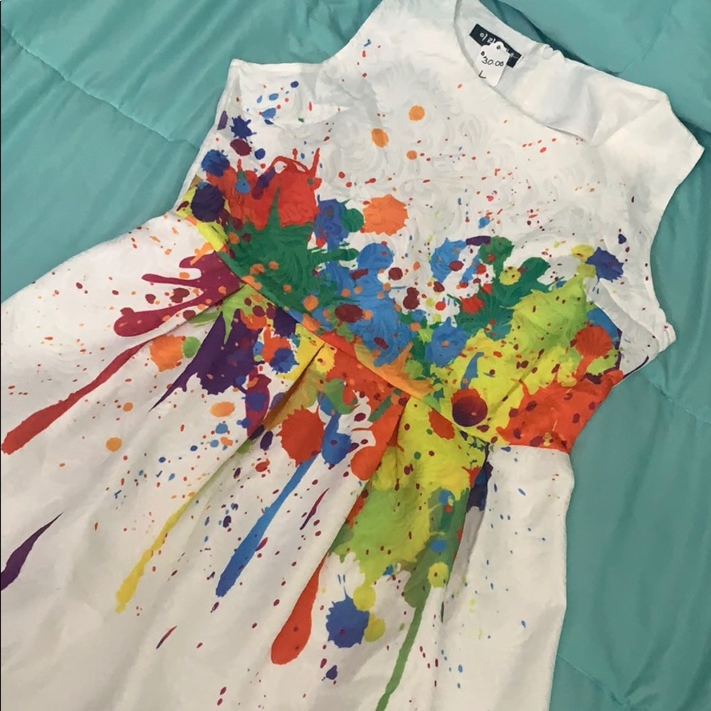 Color splash dress🌈